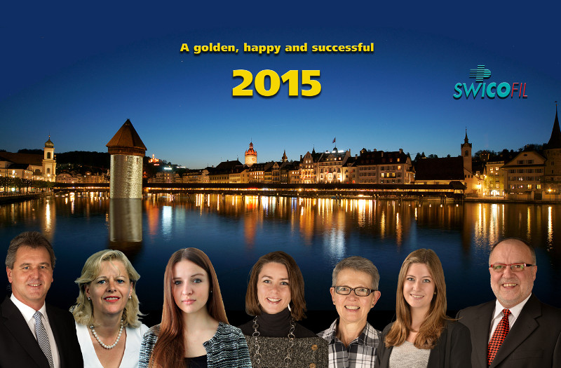 The Swicofil Team wishes you a golden, happy and successful 2015.