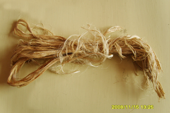 degummed banana fiber