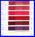 Decora shade card - polyester spundyed dopedyed Setila POY FDY and textured