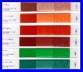 Decora shade card - polyester spundyed dopedyed Setila POY FDY and textured