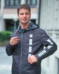 Infineon Anorak containing finest wires from Elektro Feindraht