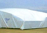 HDPE monofilaments for the production of fabrics for bulk storage and pallet covers