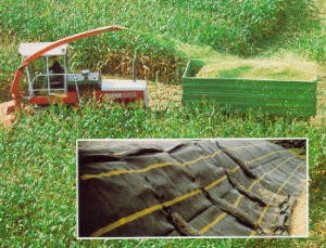 High density (HDPE) and high tenacity (GRET) polyethylene monofilament yarns from Esbjerg Thermoplast to produce silage protection tapes and fabrics