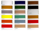 Polyester yarn dyed bright and dull
