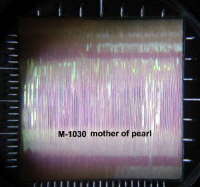 mother of pearl metallic yarn - irisι
