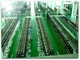 Production of Metallic coated slit polyester film yarn by Modern Tex