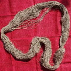 hand spun wild Nettle Yarn