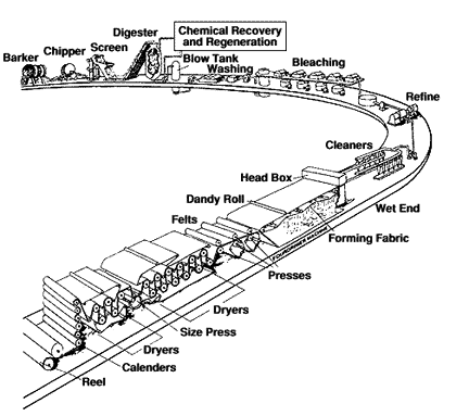 Paper production scheme