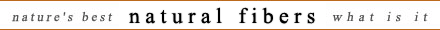The natural speciality fiber source Peral Enterprises