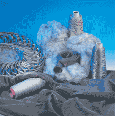 stainless steel spun yarns, cracked sliver and staple fibers for conductive or shielding applications