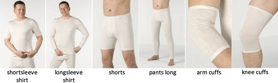 SANSITA� clothes to help easing neurodermatitic problems for men
