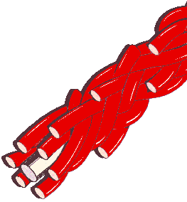 CORE-SPUN-Garn mit LYCRA