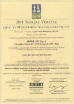 Sider Arc ISO 9001:2000 certificate for monofilament production