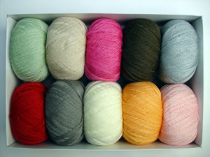Soybean protein fiber for your comfort and health - dyed wool type yarns