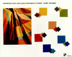 Setila Polyester: Colour harmonies for ladies outerwear and sportswear - Winter 1999/2000