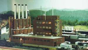 model of a viscose rayon plant