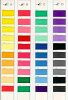 viscose filament spundyed shade card