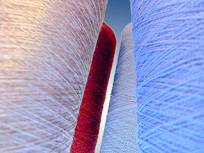 Worsted yarn from the collection of ZKS | Kammgarn aus der Kollektion der ZKS