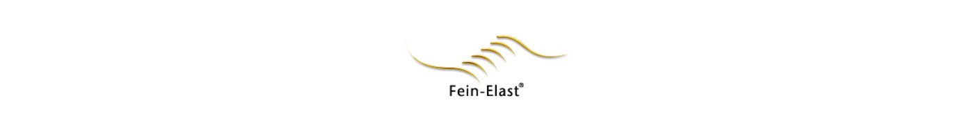 Fein-Elast, combining elastic and non-elastic yarns. 
