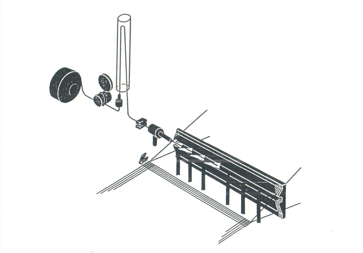 Air-jet loom for weaving