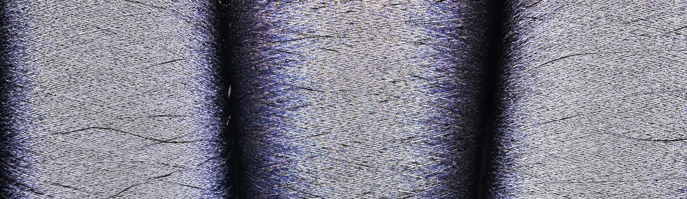 Retroreflective yarn in action - for when you need to be seen.