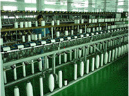 bobbin winding process of metallic yarn